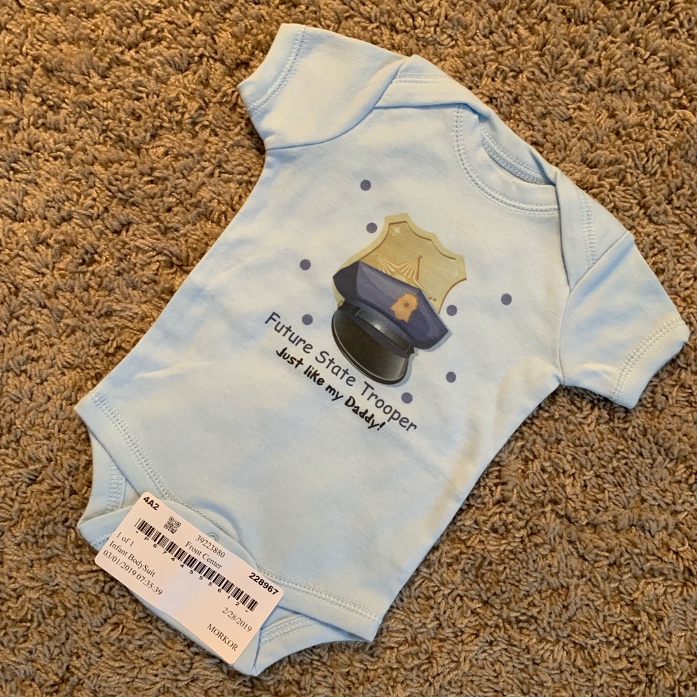 Future Trooper Blue Onesie